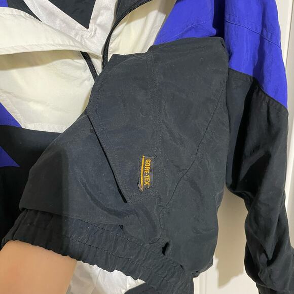 Vintage Tourney Gore-Tex Ladies Windbreaker Jacket Geometric Large - Picture 9 of 14